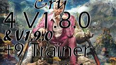 Box art for Far
            Cry 4 V1.8.0 & V1.9.0 +9 Trainer
