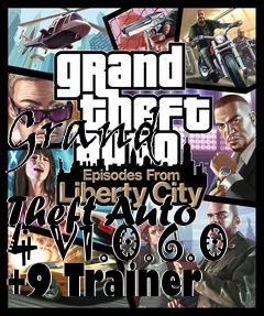 Box art for Grand
            Theft Auto 4 V1.0.6.0 +9 Trainer