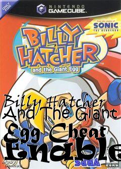 Box art for Billy
Hatcher And The Giant Egg Cheat Enabler