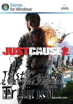 Box art for Just
Cause 2 V1.1 V07.27.2010 Trainer