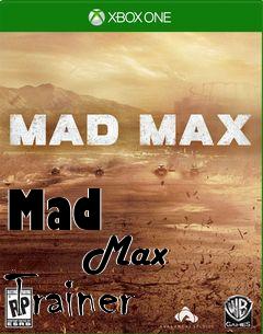 Box art for Mad
            Max Trainer