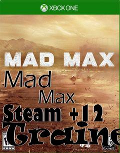 Box art for Mad
            Max Steam +12 Trainer