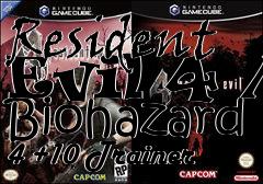 Box art for Resident
Evil 4 / Biohazard 4 +10 Trainer