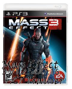 Box art for Mass
Effect 3 V1.2.5427.16 +27 Trainer