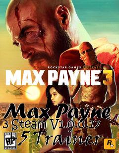Box art for Max
Payne 3 Steam V1.0.0.17 +5 Trainer