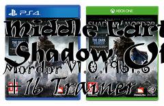 Box art for Middle
Earth: Shadow Of Mordor V1.0.1951.6 +16 Trainer