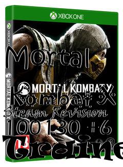 Box art for Mortal
            Kombat X Steam Revision 100130 +6 Trainer