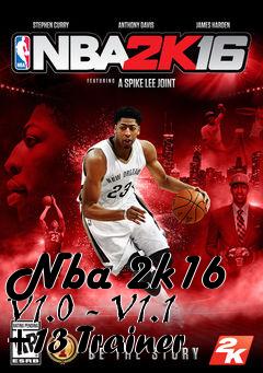 Box art for Nba
2k16 V1.0 - V1.1 +13 Trainer
