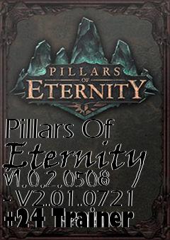Box art for Pillars
Of Eternity V1.0.2.0508 - V2.01.0721 +24 Trainer