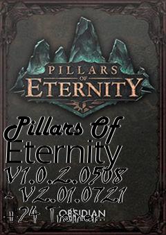 Box art for Pillars
Of Eternity V1.0.2.0508 - V2.01.0721 +24 Trainer