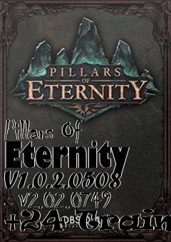 Box art for Pillars
Of Eternity V1.0.2.0508 - V2.02.0749 +24 Trainer