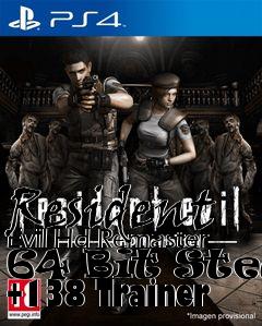 Box art for Resident
Evil Hd Remaster 64 Bit Steam +138 Trainer