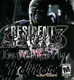 Box art for Resident
Evil 3: Nemesis Inventory Editor