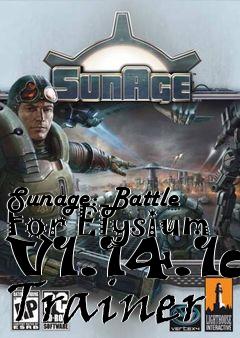 Box art for Sunage:
Battle For Elysium V1.14.1a Trainer