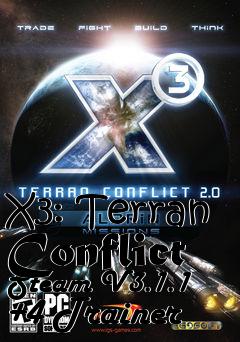 Box art for X3:
Terran Conflict Steam V3.1.1 +4 Trainer