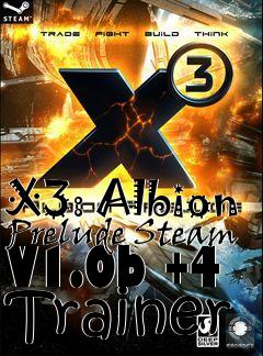 Box art for X3:
Albion Prelude Steam V1.0b +4 Trainer