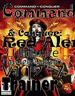 Box art for Command
            & Conquer: Red Alert 3 Ultimate Edition Origin V1.12 +7 Trainer