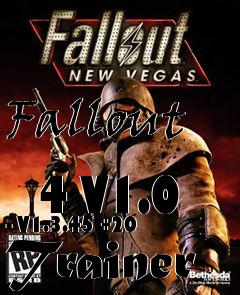 Box art for Fallout
            4 V1.0 - V1.3.45 +20 Trainer