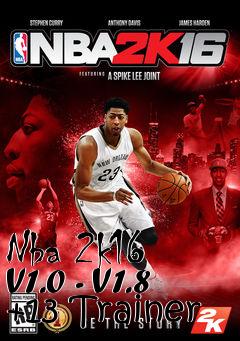 Box art for Nba
2k16 V1.0 - V1.8 +13 Trainer