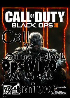 Box art for Call
            Of Duty: Black Ops V1,0 - V1.15 +12 Trainer