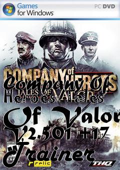 Box art for Company
Of Heroes: Tales Of Valor V2.501 +17 Trainer