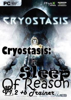 Box art for Cryostasis:
            Sleep Of Reason V1.2 +6 Trainer