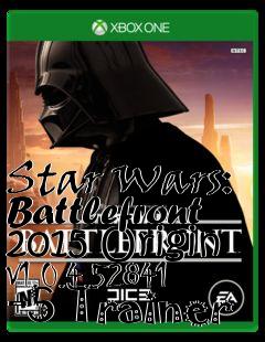 Box art for Star
Wars: Battlefront 2015 Origin V1.0.4.52841 +5 Trainer