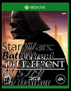 Box art for Star
Wars: Battlefront 2015 Origin V1.0.5.2252 +5 Trainer
