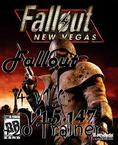 Box art for Fallout
            4 V1.0 - V1.5.147 +20 Trainer