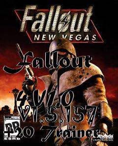 Box art for Fallout
            4 V1.0 - V1.5.157 +20 Trainer