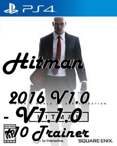 Box art for Hitman
            2016 V1.0 - V1.1.0 +10 Trainer