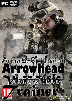 Box art for Arma
2: Operation Arrowhead V1.57.76815 Trainer