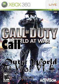 Box art for Call
            Of Duty: World At War V1.4 +8 Trainer