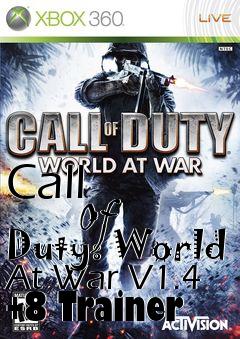 Box art for Call
            Of Duty: World At War V1.4 +8 Trainer