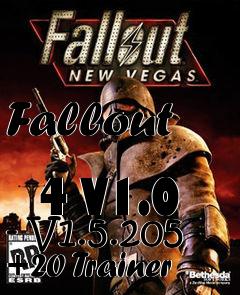 Box art for Fallout
            4 V1.0 - V1.5.205 +20 Trainer