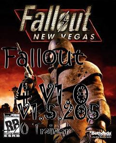 Box art for Fallout
            4 V1.0 - V1.5.205 +20 Trainer