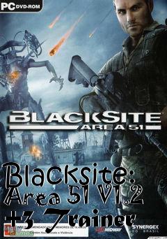 Box art for Blacksite:
Area 51 V1.2 +3 Trainer