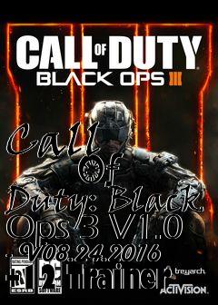 Box art for Call
            Of Duty: Black Ops 3 V1.0 - V08.24.2016 +12 Trainer