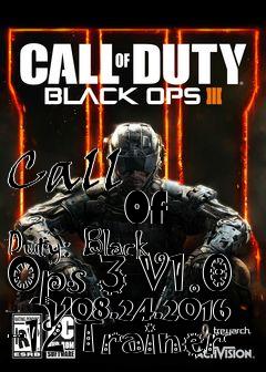 Box art for Call
            Of Duty: Black Ops 3 V1.0 - V08.24.2016 +12 Trainer