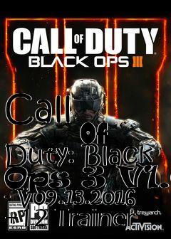 Box art for Call
            Of Duty: Black Ops 3 V1.0 - V09.13.2016 +12 Trainer