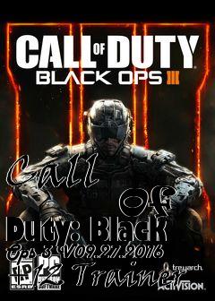 Box art for Call
            Of Duty: Black Ops 3 V09.27.2016 +12 Trainer