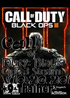 Box art for Call
            Of Duty: Black Ops 3 Steam V10.20.2016 +9 Trainer