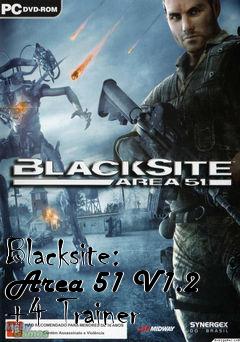 Box art for Blacksite:
Area 51 V1.2 +4 Trainer