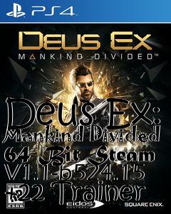 Box art for Deus
Ex: Mankind Divided 64 Bit Steam V1.1-b524.15 +22 Trainer