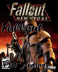 Box art for Fallout
            4 V1.0 - V1.7.7 +20 Trainer