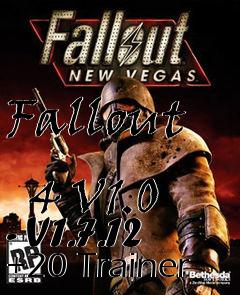 Box art for Fallout
            4 V1.0 - V1.7.12 +20 Trainer