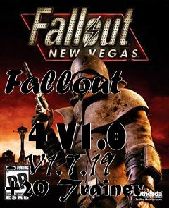 Box art for Fallout
            4 V1.0 - V1.7.19 +20 Trainer