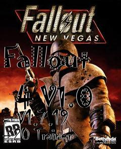 Box art for Fallout
            4 V1.0 - V1.7.19 +20 Trainer