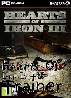 Box art for Hearts
 Of Iron Iv +8 Trainer