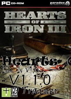 Box art for Hearts
 Of Iron Iv V1.0 - V1.1.0 +10 Trainer